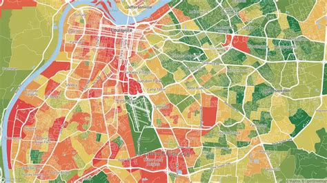 The Safest and Most Dangerous Places in Louisville, KY: Crime Maps and ...