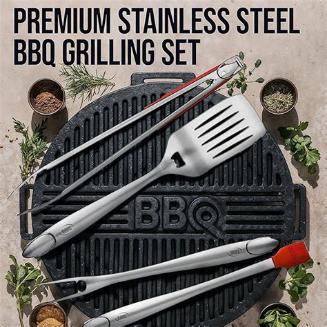 KOGBEL Barbecue Barbecue Accessories, Barbecue Gifts For Men Grill Sets ...