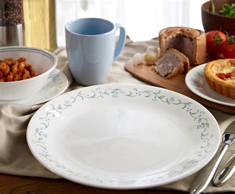 Snapklik.com : Corelle Vitrelle Glass 12-Piece Country Cottage Chip And ...