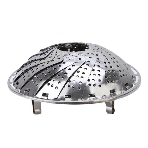 Stainless Steel Folding Steamer Basket – Adjustable Vegetable & Food S ...