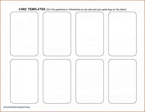 Blank Playing Card Template - Templates.maexproit.com