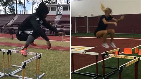 RG3 And His Olympic-Hopeful Wife Crush The Hurdles