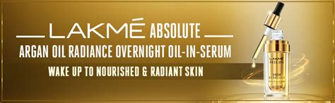 LAKMÉ Absolute Argan Oil Radiance Overnight Oil-in-Serum, 15ml : Amazon ...