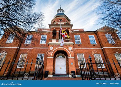 The Anne Arundel County Court House, in Annapolis, Maryland. Editorial ...