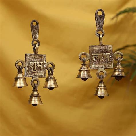 Jaszz Art Ghanti Puja Bell Office Shop Door Decoration Vastu and Return ...