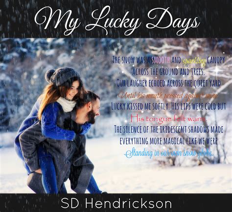 My Lucky Days – Coming this Fall – SD Hendrickson