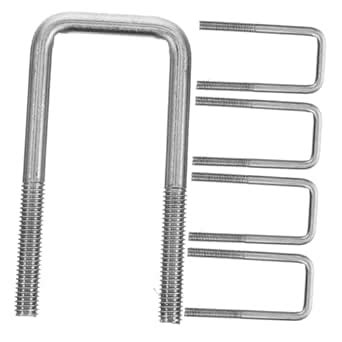 NAMOARLY 5pcs Square U-Bolts Stainless Steel U-Bolt Fastener Square ...