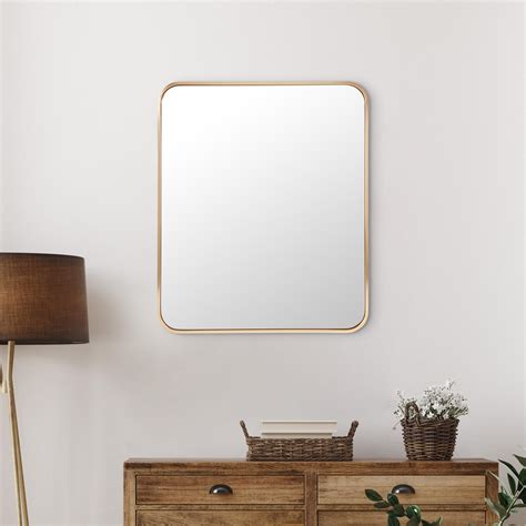 Buy Corsica Reflection Metal Rectangular Wall Mirror - 50x60cm from ...
