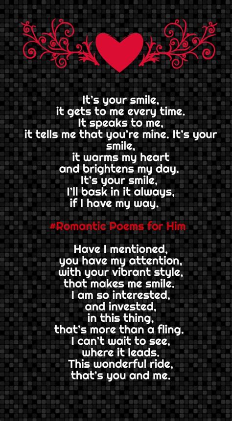 12 Sweet Rhyming Love Poems for Him - Cute Boyfriend / Hubby