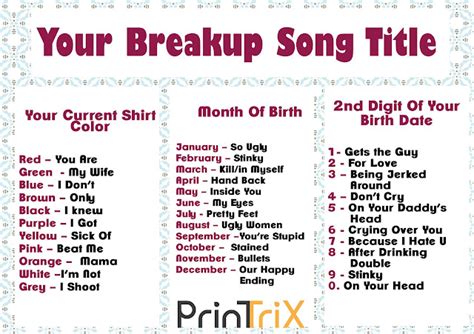 Break Up Song Tutorial 的图像结果