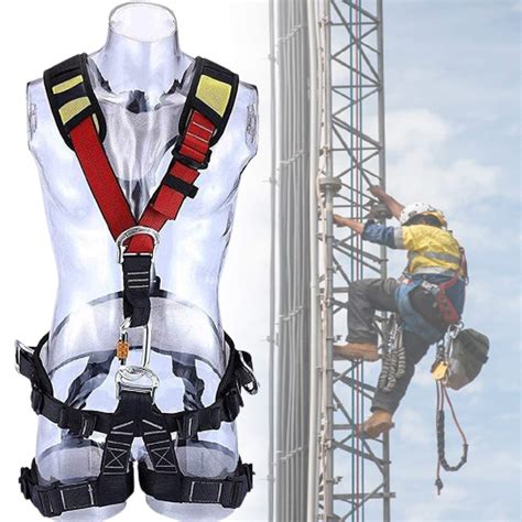 Buy BDRPZX Full Body Fall Arrest Safety Harness,Climbing Safety ...