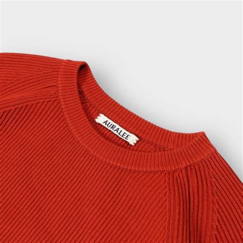 AURALEE【SUPER HARD TWIST RIB KNIT PO】 | A(C)