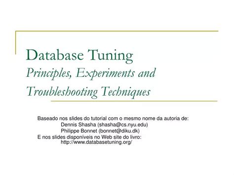 Database Tuning Techniques 的图像结果