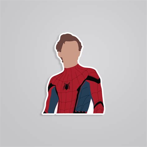 Swing into Style with Our Spider-Man Minimalist MCU Sticker - A Must ...