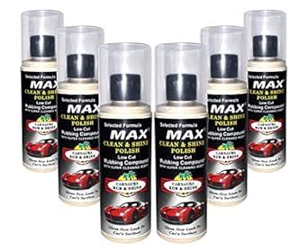 Max Clean and Shine Polish 200 ML (Pack of 6) - Selected Formula for ...