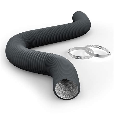 Buy iPower Flexible 3 Inch 8 Feet Aluminum Ducting 4 Layer Protection ...