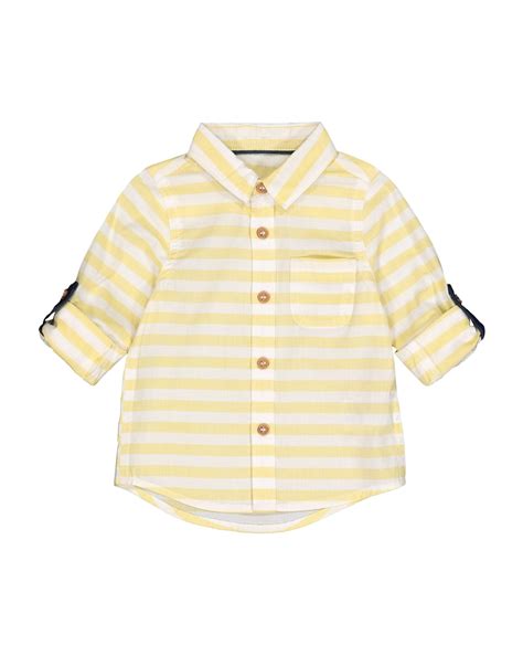 Buy Yellow Striped Shirt Online at Best Price | Mothercare India