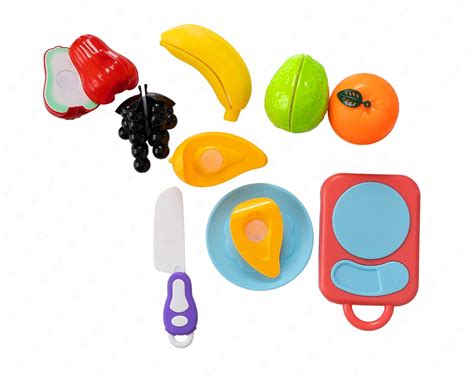 Buy BEAU STUTI 9-Pcs Sliceable Fruits Cutting Play Set - Plastic Toy ...