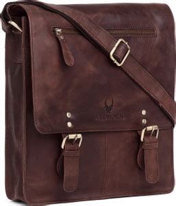 WILDHORN Brown Sling Bag New Hi-Quality 100% Genuine Leather Sling ...