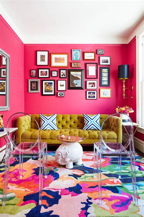 Pink And Yellow Living Room Ideas