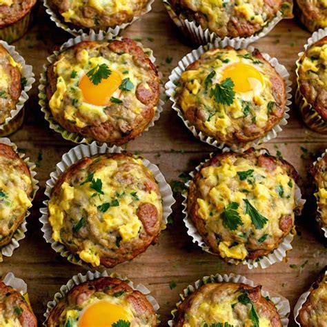 Breakfast Sausage and Egg Muffins Recipe Recipe | Recipes.net