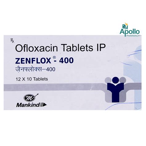 Zenflox 400 Tablet 10's Price, Uses, Side Effects, Composition - Apollo ...