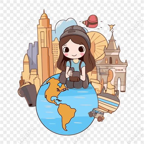 Travel around the World Cartoon 的图像结果