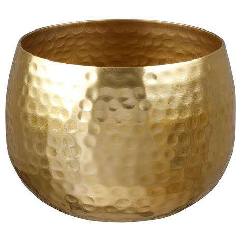 VINDFLÄKT decorative bowl, gold-colour, 105 mm (4 ¼") - IKEA