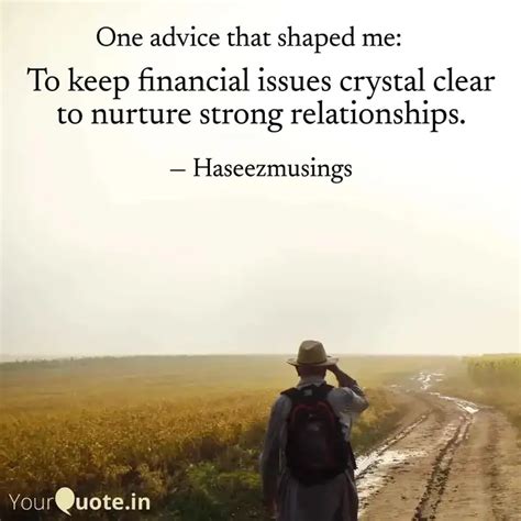 To keep financial issues ... | Quotes & Writings by Haseena Dudekula ...