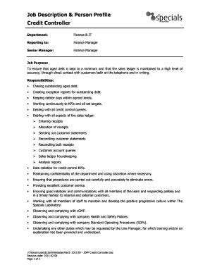 88+ Free Editable Controller Job Description Templates in MS Word [DOC ...