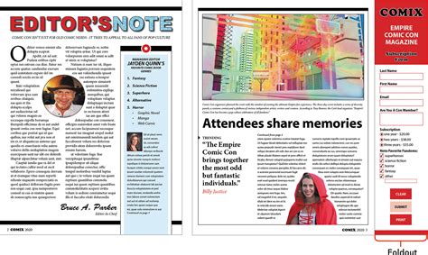 Magazine Article Layout Examples