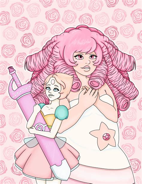 ArtStation - Steven Universe: Rose Quartz and Pearl