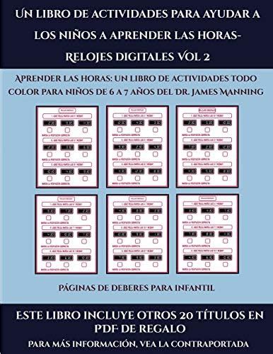 Páginas de deberes para infantil (Un libro de actividades para ayudar a ...