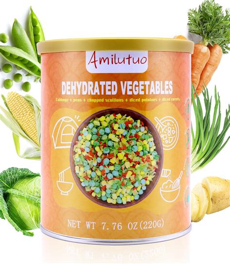 Amazon.com : Dried Ramen Toppings, 220G/7.76OZ Dehydrated Vegetables ...