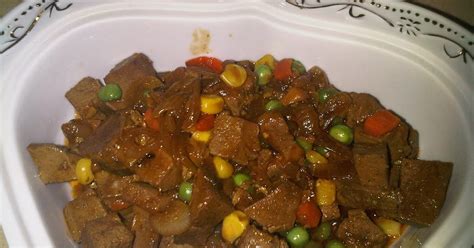 masakan hati lembu
