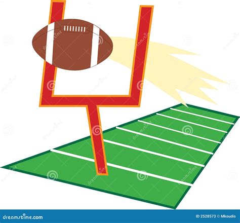Football Field stock vector. Illustration of leather, field - 2528573