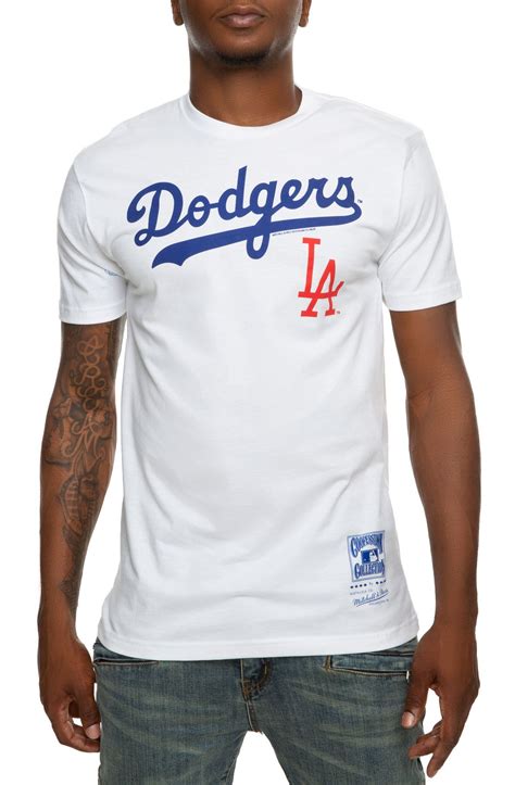 MITCHELL AND NESS Los Angeles Dodgers Tee BMTRMO19467-LADWHIT - Shiekh
