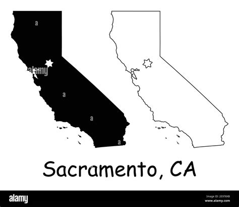 Sacramento map hi-res stock photography and images - Alamy