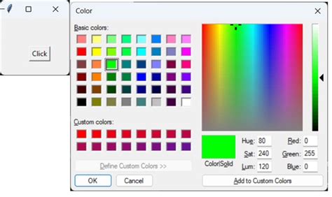Image result for Python GUI Colors