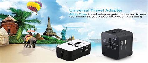 rts Universal Travel Adapter, International All in One Worldwide Travel ...