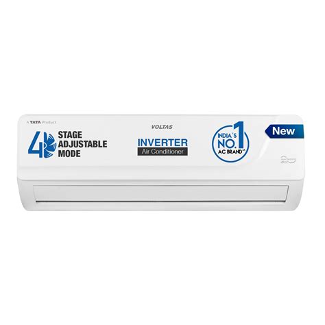 Voltas 1.4 ton 5 Star Inverter Split AC (Copper, 4-in-1 Adjustable Mode ...