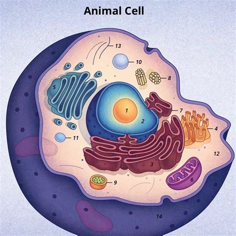Basic Animal Cell Structure 的图像结果