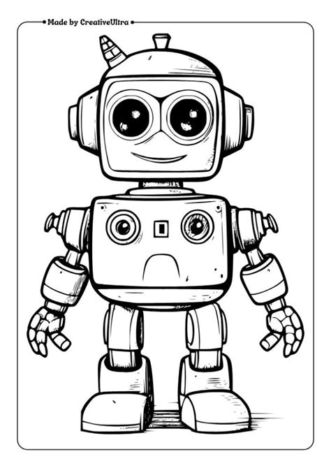 Image result for Robot Coloring Paper