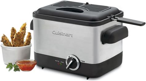 Cuisinart Compact Deep Fryer with Electric Temperature Control ...