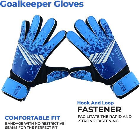 Buy EFAH SPORTS Soccer Goalkeeper Gloves for Kids Boys Children Youth ...