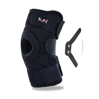 Buy TryFit Hinged Knee Brace with Open Patella & 4 Adjustable Straps ...
