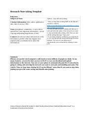 Image result for Research Note to File