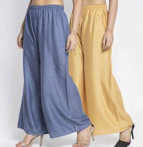 Bamboo Breeze Regular Fit Women Grey, Gold Trousers - Buy Bamboo Breeze ...