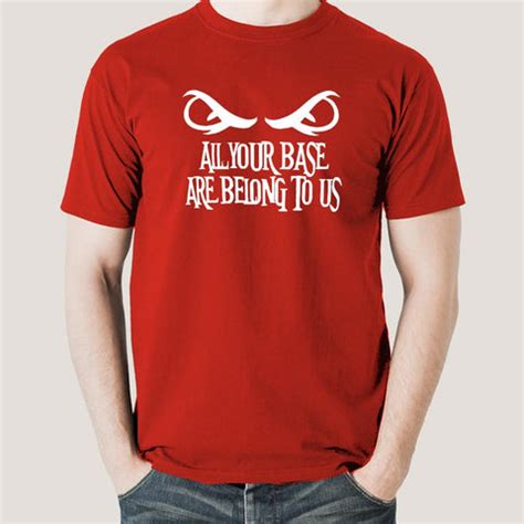 All your base are belong to us Gaming Men's T-shirt - TEEZ.in