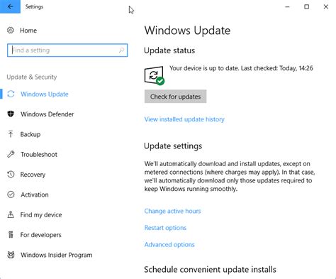 Windows Update Win 10 的图像结果